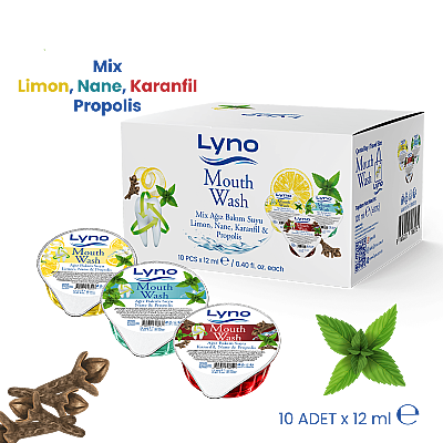 10'lu Mix cup Nane&Limon&Karanfil Propolis